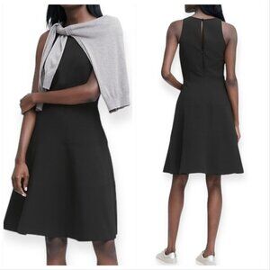 Banana Republic Stretch Racerback Fit-and-Flare Dress, Size 0P, NWT